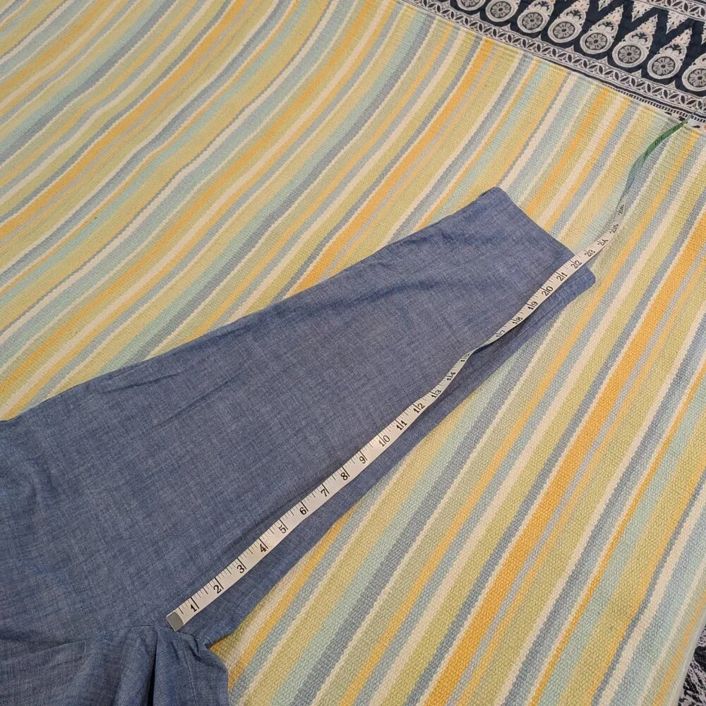 ⭐ Talbots Perfect Crop Chambray pants size 6P